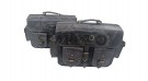 For Royal Enfield Shotgun 650 Leather Pannier Bags Black With Mounting - SPAREZO